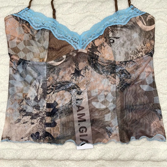 I.AM.GIA Gianna Mesh “Star” Cami - Picture 3 of 8